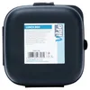 A black lunchbox with a label on it. Podgląd zdjęcia produktu