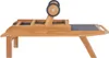 vidaXL Sonnenliege Klappbar mit Rädern Teak Massivholz und Produktbild-Vorschau 9