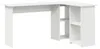 vidaXL Scrivania con ripiano Bianco 142 x 102 x 73 cm Anteprima dell’immagine prodotto 1