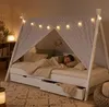 Homestyle4u Kinderbett 90x200 Hausbett mit Bettkasten mit Produktbild-Vorschau 5