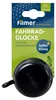Fahrradklingel Glocke schwarz 55mm Stahl Halterung Metall Produktbild-Vorschau 1