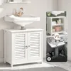 SoBuy Waschbeckenunterschrank Badschrank mit verstellbaren Produktbild-Vorschau 6
