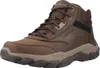 A single brown Skechers boot is shown against a white background. Voir les images du produit