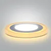 A round LED panel light is shown on a gradient background. Anteprima dell’immagine prodotto