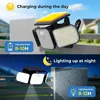 112 LED Solarlampen für Außen mit Bewegungsmelder, IP64 Produktbild-Vorschau 7