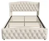 SUNFECILI Polsterbett 160x200 cm,Boxspringbett 160x200,mit Produktbild-Vorschau 5