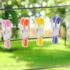 Mollette da bucato Relaxdays, Soft Grip, 75 pezzi, mollette Anteprima dell’immagine prodotto 2