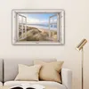 Leinwand Bilder 60x40 cm - Fensterblick - Meer - Dünen - Produktbild-Vorschau 6