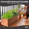 IvoQ Dřevěný truhlík na rostliny – 120x40x32 cm – Masivní Náhled obrázku produktu 6