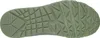 The sole of a green sneaker is shown from an underneath view. Voir les images du produit