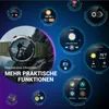Smartwatch Herren Beleuchtung Kompass IP68 Wasserdicht 100 Produktbild-Vorschau 7