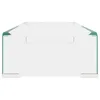 vidaXL TV-Tisch/Bildschirmerhöhung Glas Transparent Produktbild-Vorschau 4