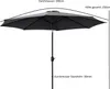 DEGAMO Marktschirm 300cm grau knickbar, mit Kurbel, Produktbild-Vorschau 8
