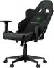 A black gaming chair with green accents and branding. Produktbild-Vorschau