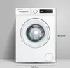 Telefunken Waschmaschine 8kg | 1400 U/Min. | Frontlader | Produktbild-Vorschau 5