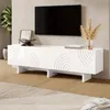 Merax TV-Schrank mit 4 Türen, Modernes TV Lowboard mit Produktbild-Vorschau 6