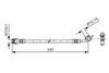 BOSCH 1 987 481 423 Bremsschlauch für FORD S-MAX (WA6) Produktbild-Vorschau 11