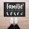 Fußmatte Fußabdruck mit Namen und Spruch personalisiert Produktbild-Vorschau 3