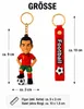 Fußball Schlüsselanhänger Ronaldo Bagclip Rucksackanhänger Produktbild-Vorschau 2