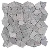 vidaXL Mosaikfliesen Hellgrau 30 x 30 cm Marmor Produktbild-Vorschau 4
