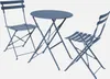 A folding bistro set consisting of a round table and two chairs, displayed against a plain background. Produktbild-Vorschau