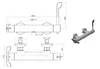 Sapho LEA Wand-Thermostat-Duscharmatur, Medizinischer Produktbild-Vorschau 3