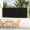 vidaXL Marquise latérale extensible 117x600 cm Noir Voir les images du produit 3
