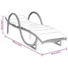 The Living Store Sonnenliegen 2 Stk. mit Auflagen Schwarz Produktbild-Vorschau 10