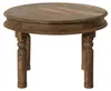 MASSIVMOEBEL24.DE Couchtisch Sheesham rund Ø 70 cm grau Produktbild-Vorschau 7