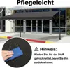 LARS360 Dunkelgrau 250cm Klemmmarkise Balkonmarkise mit Produktbild-Vorschau 14