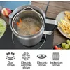 1,5-Liter-Fritteuse aus Edelstahl mit Frittierkorb und Produktbild-Vorschau 2