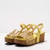 Neosens Keilsandalen Damen S3220 BRAIDED YELLOW / ARROBA Produktbild-Vorschau 2