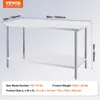 Table de préparation VEVOR en acier inoxydable, table de Voir les images du produit 7