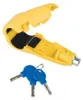 Oxford Clamp-On Brake Lever Clamp Yellow Schloss Produktbild-Vorschau 6