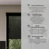 60x130cm Schwarz Jalousien Fenster ohne Bohren Innen 25 mm Produktbild-Vorschau 10