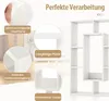 Półka na książki COSTWAY z 7 przegrodami i zabezpieczeniem Podgląd zdjęcia produktu 5