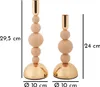 Mauro Ferretti Bougeoir Bolly rose - Set de 2 pièces Ø Voir les images du produit 3