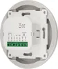 Back view of a white digital room thermostat with connection terminals and labels. Anteprima dell’immagine prodotto