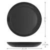 MIAMIO - 6er Teller Set Modern aus Keramik  (Schwarz, 26 Produktbild-Vorschau 2