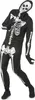 Halloween Skelettkostüm für Herren schwarz-weiss - M/L Produktbild-Vorschau 1