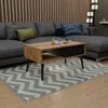 Skandinavischer Couchtisch Lamellen EICHE WOTAN/SCHWARZ Produktbild-Vorschau 2