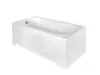 Badewanne Rechteck 120x70 mit AcrylSchürze, Ablaufgarnitur Produktbild-Vorschau 4