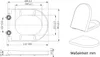 Toilettendeckel D Form WC-Sitze, Toilettensitzbezug mit Produktbild-Vorschau 7