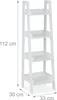Scaffale a colonna Relaxdays a 4 ripiani, scaffale a scala Anteprima dell’immagine prodotto 4