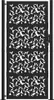 A black metal garden gate with a leaf design. Náhled obrázku produktu