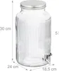 Relaxdays Getränkespender, Limobehälter geriffelt, 5 L, Produktbild-Vorschau 4