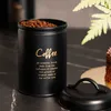 Dóza na kávu s vekom | ESCILLE | na kávu čierna | 14x10 cm Náhľad obrázku produktu 2