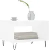 vidaXL Konferenční stolek bílý 60x50x40 cm Materiál dřevo Náhled obrázku produktu 3