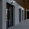 LED Solar Wandleuchte, Bewegungsmelder, schwenkbar, schwarz Produktbild-Vorschau 3
