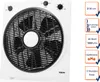 Tristar Tischventilator VE-5858 30W 30cm Weiß und Schwarz Produktbild-Vorschau 1